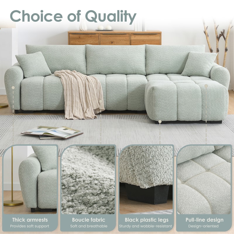 110 Inch Modular Sectional Sofa