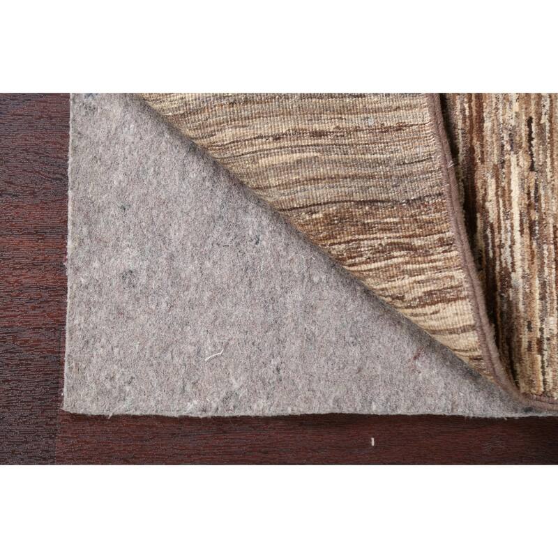 Modern Gabbeh Kashkoli Wool Runner Rug Hand-knotted Oriental Carpet - 2'10" x 9'9"