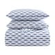 preview thumbnail 3 of 4, Nautica Woodblock Fish Cotton Reversible Blue Duvet Cover Set