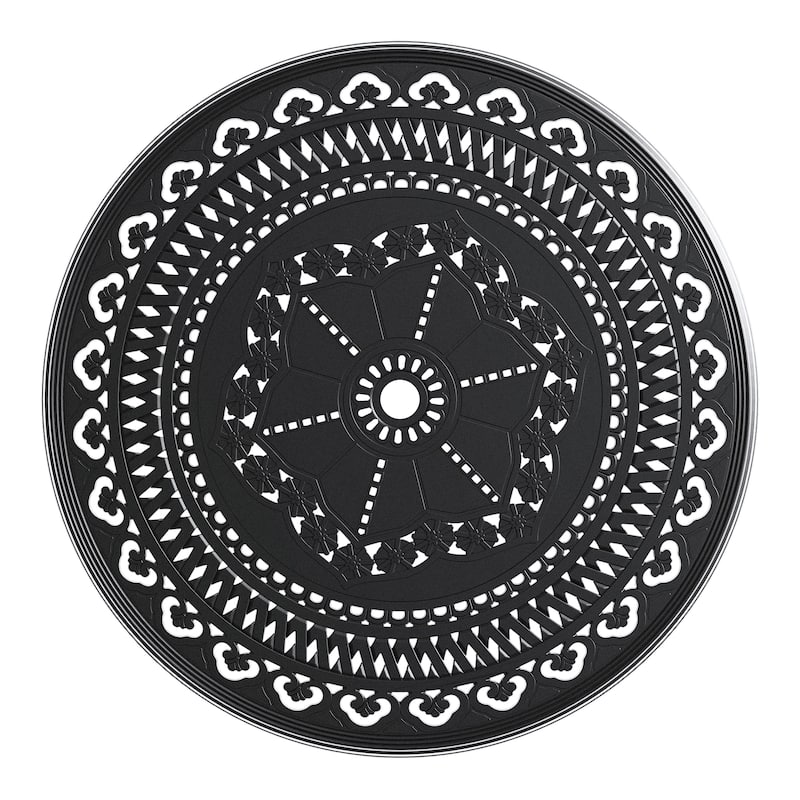 39.37-inch Outdoor Cast Aluminum Round Table