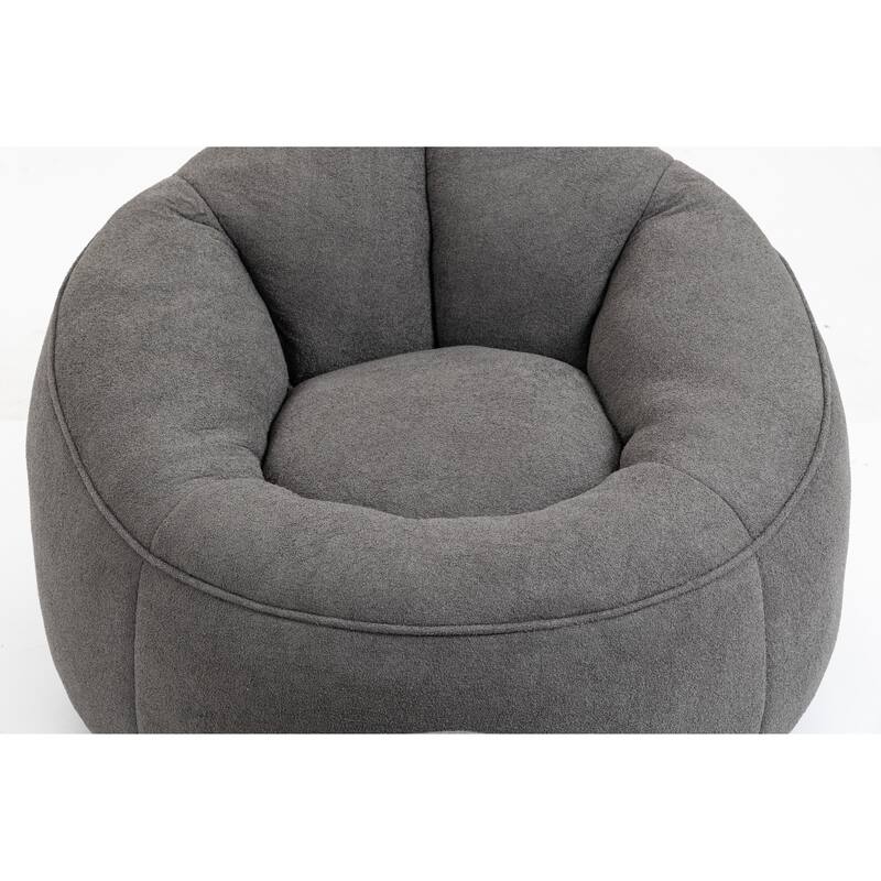 High Pressure Bean Bag Chair With Footrest