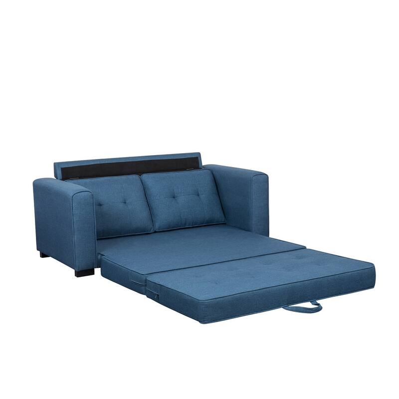 US Pride Daisy Modern Fabric Loveseat and Sofa Bed