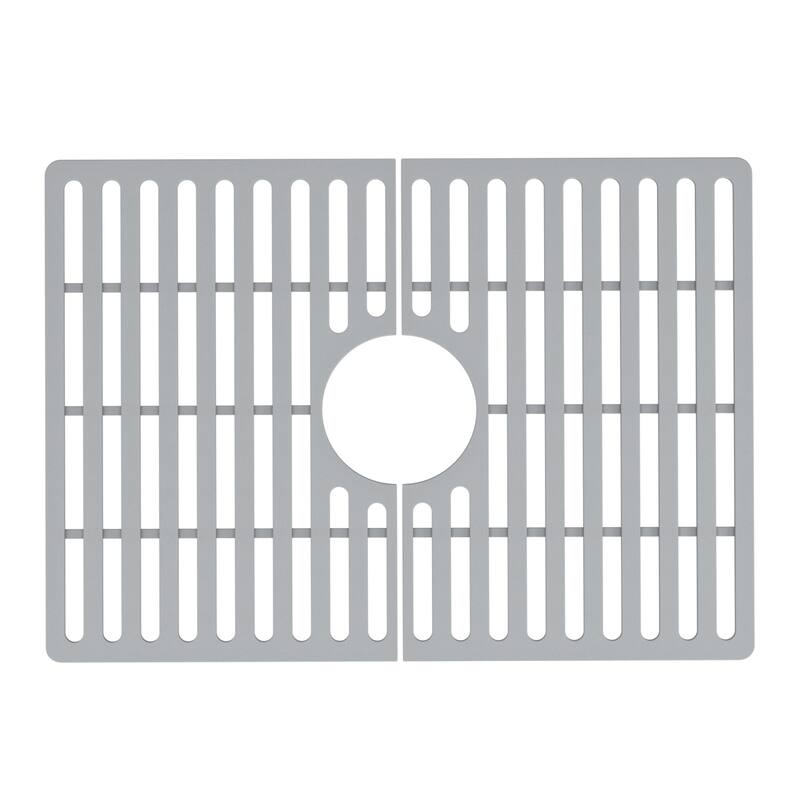 Vigo VGSG2418 Silicone Grid 20-3/4" L x 14-7/8" W Silicone Basin Rack - Gray