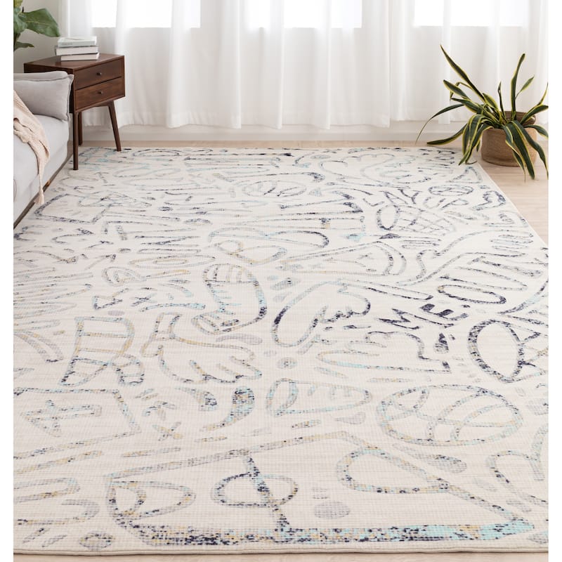 Katie Merz SPORTSGLYPHS Basketball Area Rug