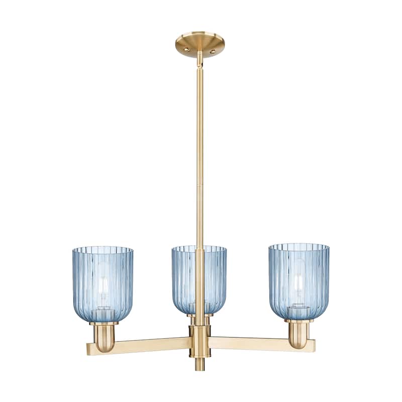 Innovations Lighting Downtown Urban - Bridal Veil - 3 Light 18" Chandelier