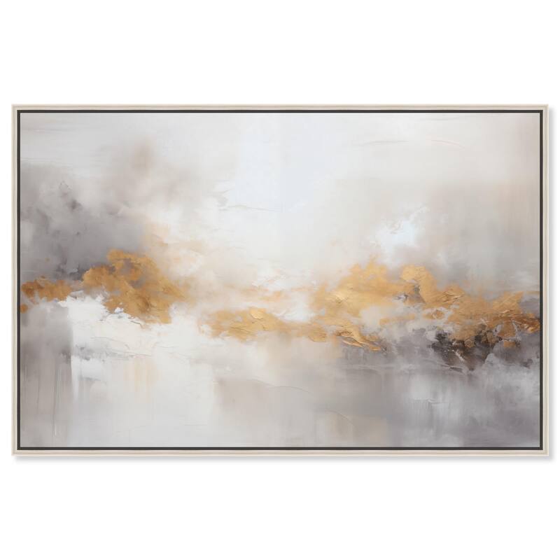 Cloudborn Glow II Canvas by Art Remedy - Silver - 45" x 30"