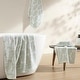 preview thumbnail 2 of 4, Tommy Bahama Linear Palms Cotton Green 6 Piece Towel Set - 6 Piece