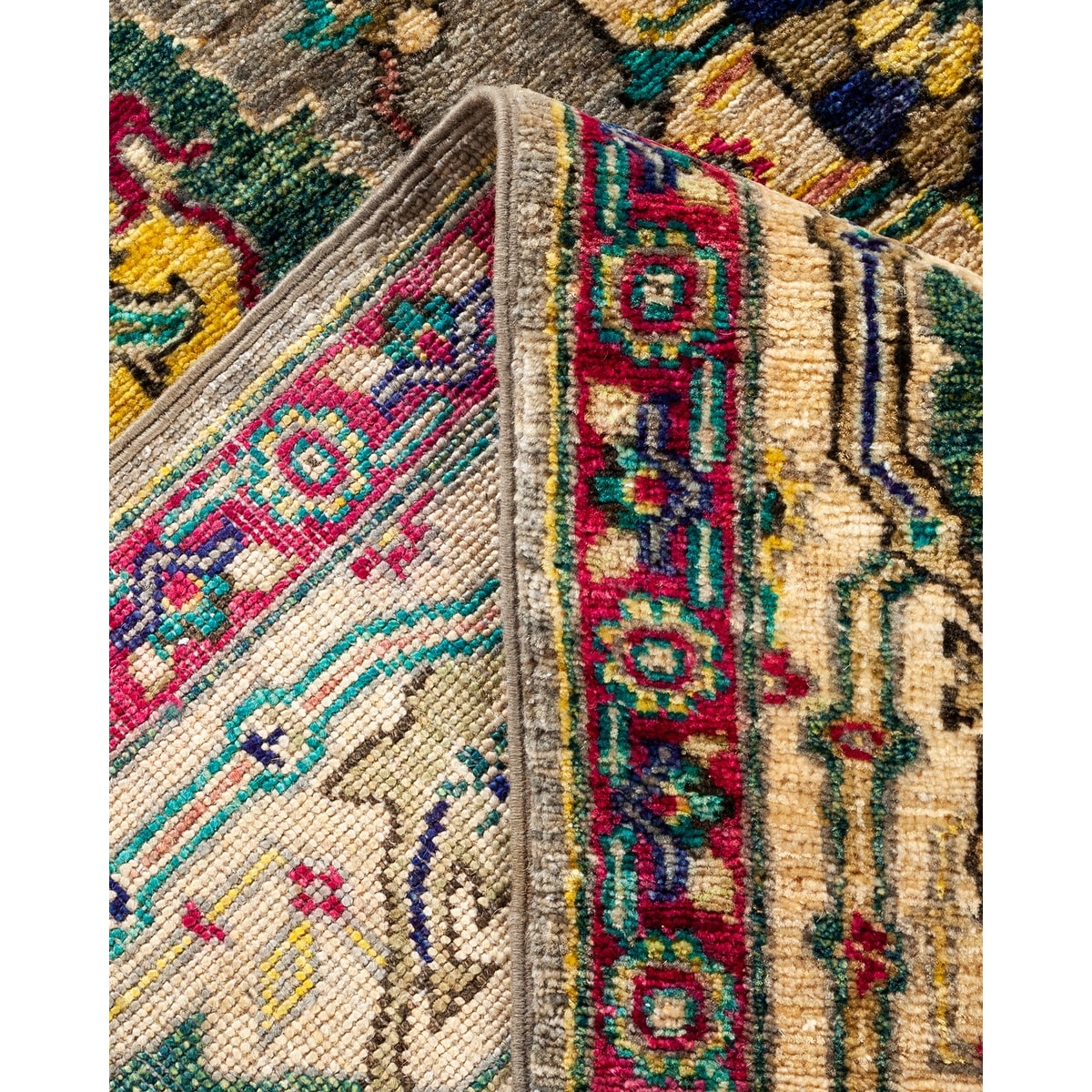 Hand Knotted Wool Area Rug Serapi Tribal Area Rug 6' 0 x 8' 5