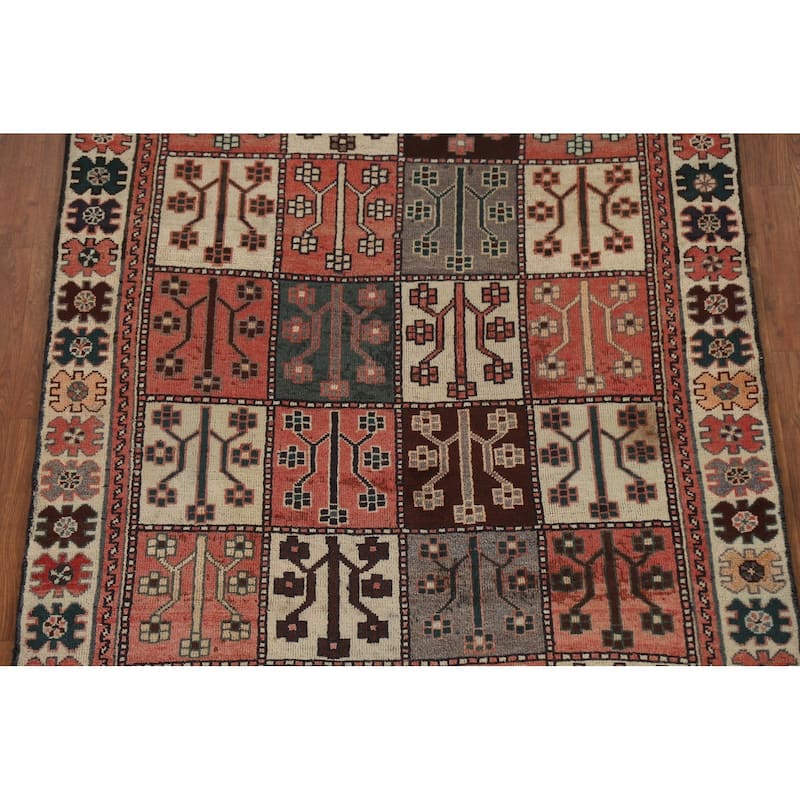 Garden Design Bakhtiari Persian Vintage Runner Rug - 4'5"x 8'11"