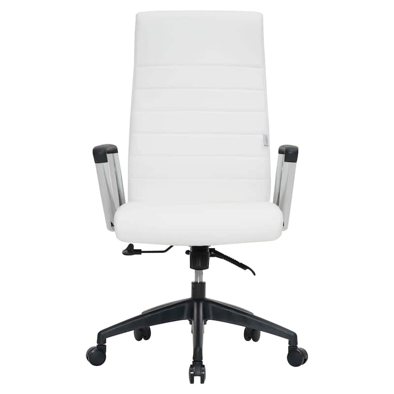 Hilton Modern High Back Ergonomic Leather Office Chair with Adjustable Height, Swivel, and Tilt for Conference or Executive Desk