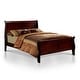 preview thumbnail 6 of 15, Furniture of America Devi Traditional Solid Wood 6-Piece Sleigh Bedroom Set
