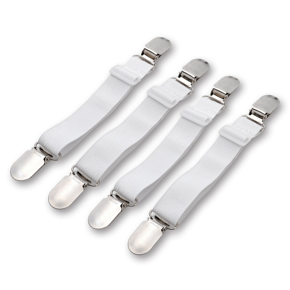 Image Adjustable Bed Sheet Gripper Corner Straps Clips Fastener Suspenders Band Holder For All Bed Sheets Mattress Pads L Overstock 32047981