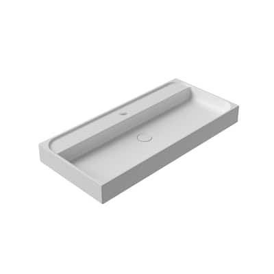 WS Bath Collections Unit Plus 100A.01 Unit Plus 39-5/8" Rectangular