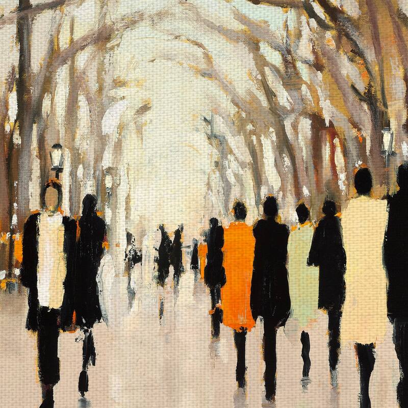 Poet Walk Canvas Art Print