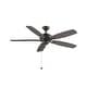 preview thumbnail 1 of 4, Fanimation Aire Deluxe 52 inch Indoor Ceiling Fan - Matte Greige with Weathered Wood blades