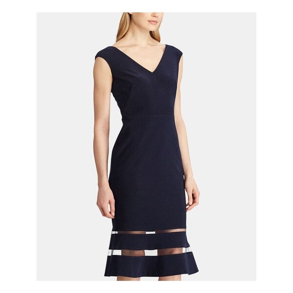 ralph lauren navy dress