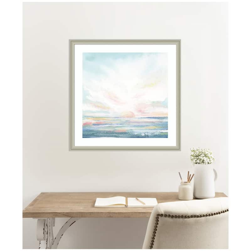Kate and Laurel Framed Art Heavenly by Julie Maida