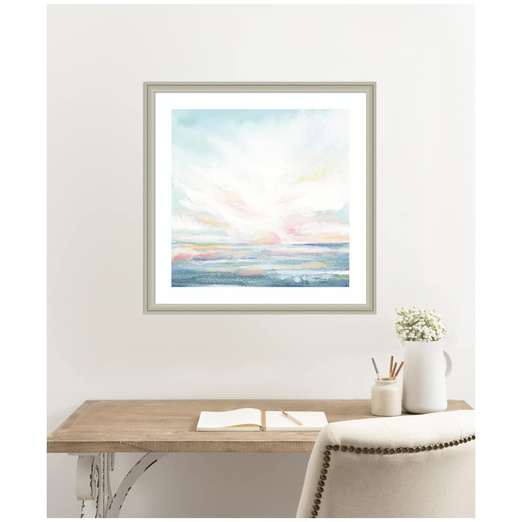 Kate and Laurel Framed Art Heavenly by Julie Maida