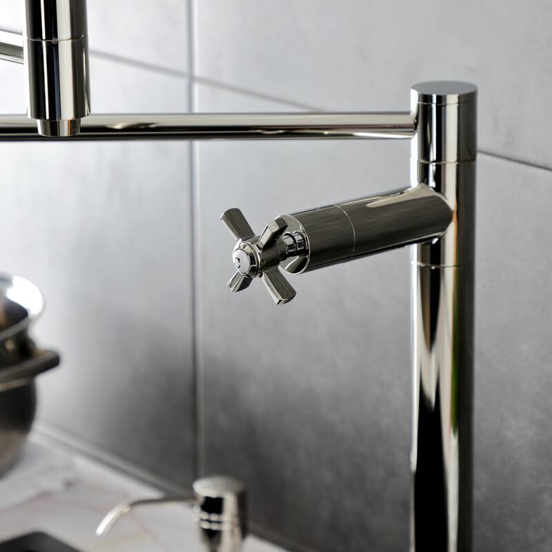 Millennium Two-Handle 1-Hole Deck Mount Pot Filler Faucet