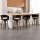 preview thumbnail 128 of 186, 26"/29" Faux Leather Swivel Bar Stools, Wood Counter Stool