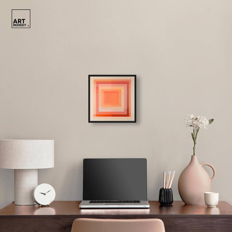Minimal Color Blocks III Canvas by Art Remedy