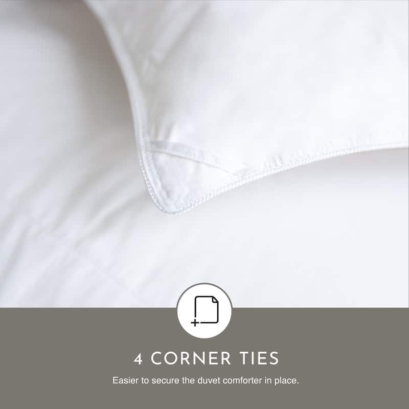 Highland Feather Winter Cozy Series Extra Warm Premium White Goose Down Comforter