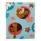 preview thumbnail 1 of 3, Disney Moana Free as the Ocean Aqua, Orange, and White, Pua Pig, and Hei Hei Chicken Super Soft Toddler Blanket