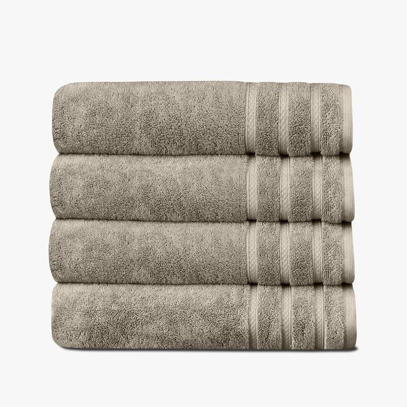 True Comfort Towels - Taupe - 4 Bath Towels