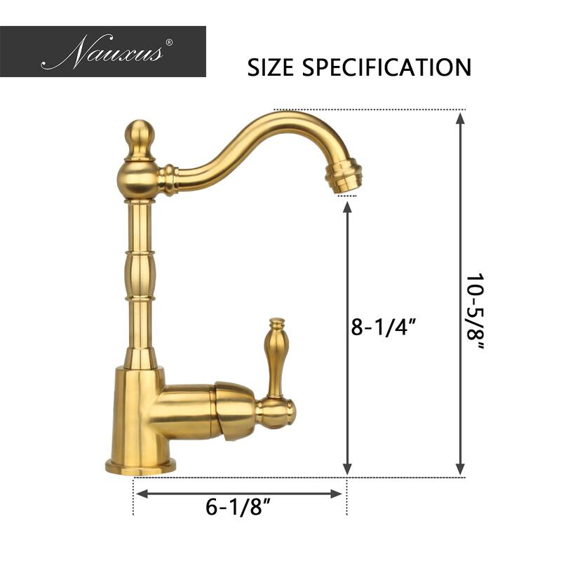 One-Handle Widespread Kitchen Bar Faucet