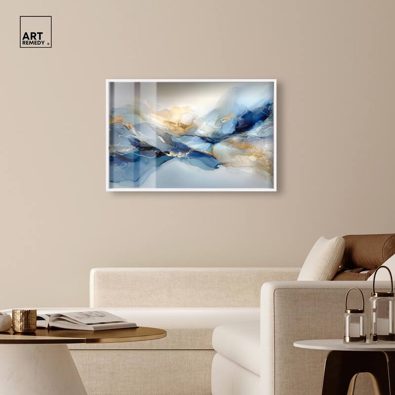 Postmodern Flow I Shadowbox by Art Remedy