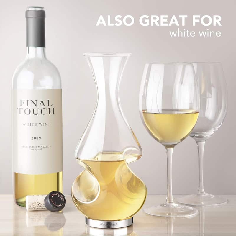 Final Touch Conundrum Aerator Wine Decanter