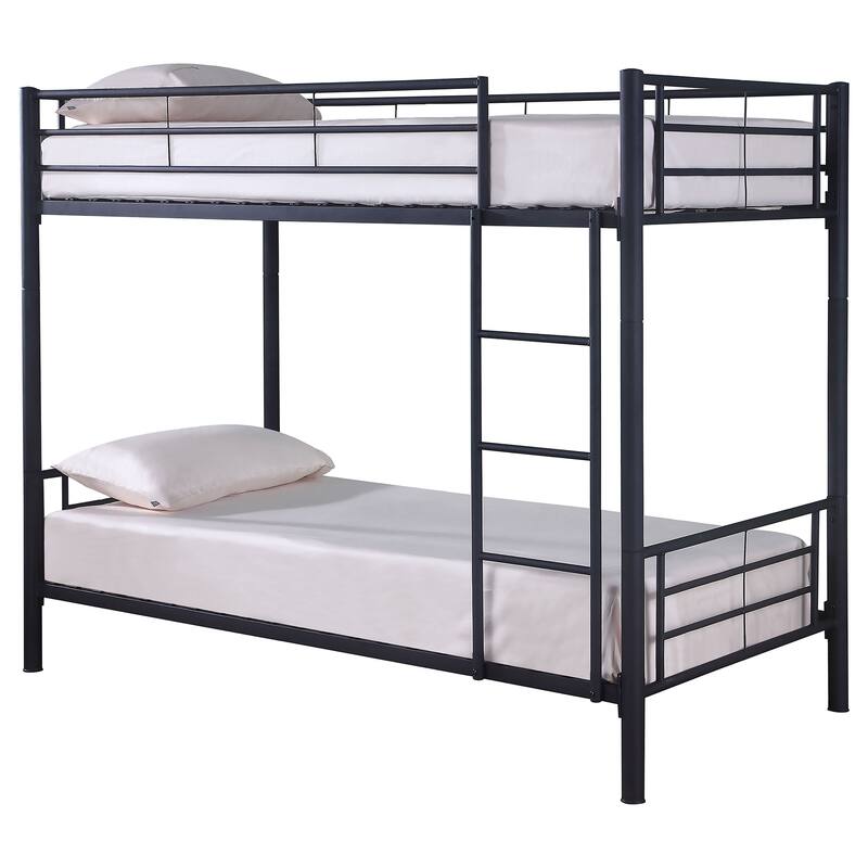 Hayward Contemporary Metal Frame Bunk Bed