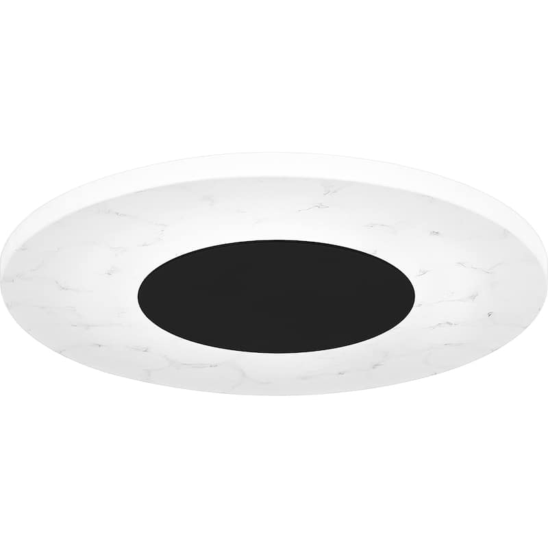 Rockwell Integrated LED Matte Black Flush Mount Light