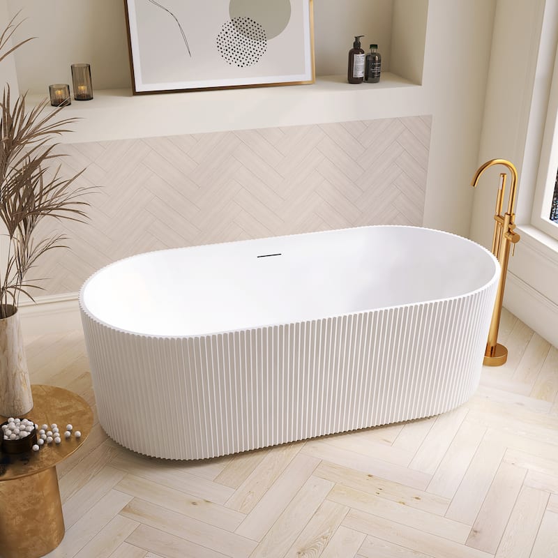 Linyi Freestanding Acrylic Soaking Bathtub
