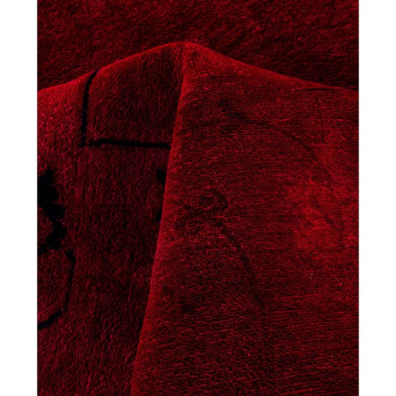 Overdyed One-of-a-Kind Hand-Knotted Area Rug - Pink - 8' 0" x 10' 5"