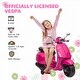 preview thumbnail 16 of 18, Kids Vespa Electric Motorcycle with Training Wheels