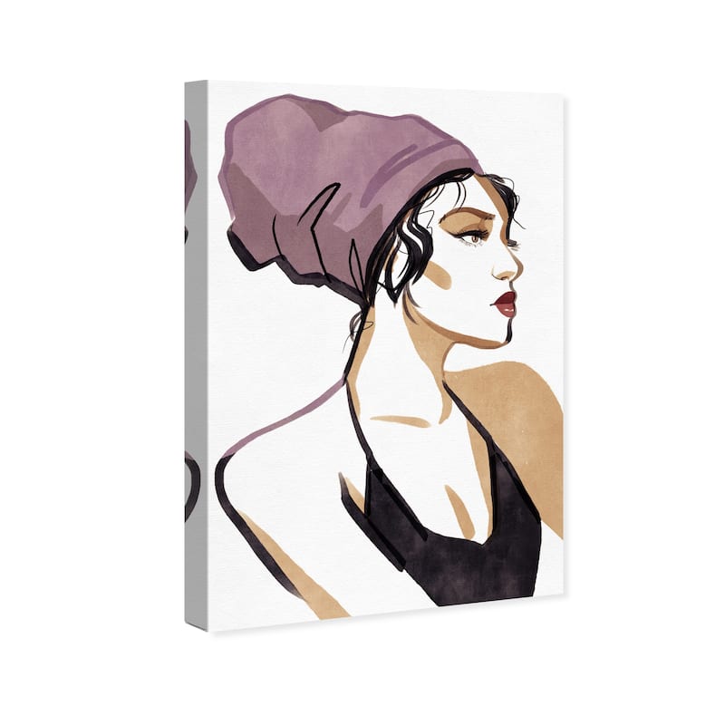 Wynwood Studio Canvas Fashion and Glam Of Ink and Watercolor White and Cream White Glam Wall Art Canvas Print
