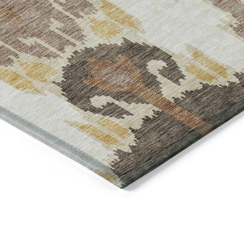 Machine Washable Indoor/ Outdoor Chantille Boho Global Rug