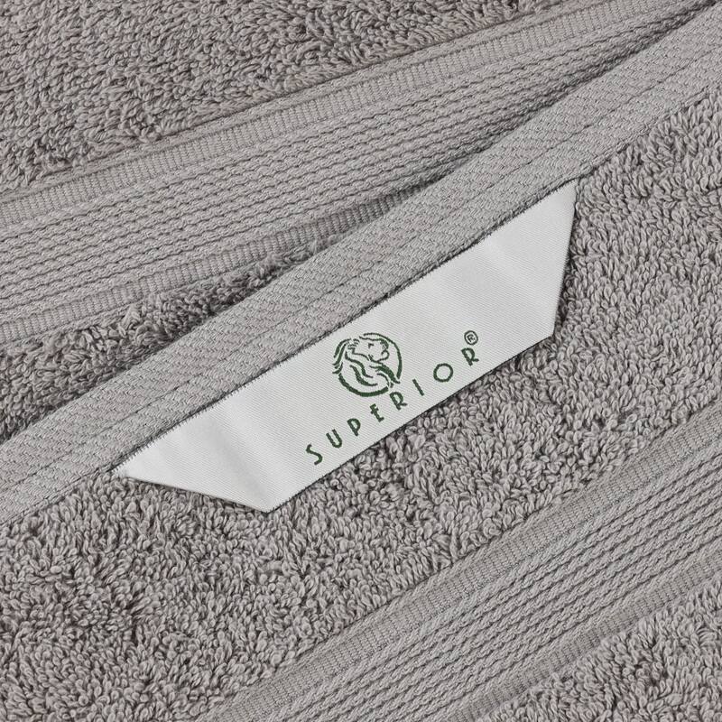 Superior Oregon Organic Cotton Solid Face Towel/Washcloth, Set of 12