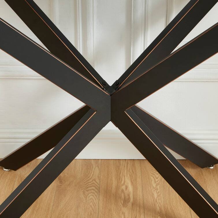 45.3'' Glass Top Console Table