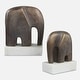 preview thumbnail 1 of 3, Uttermost Timeless Tusk Bronze Sculptures Set of 2