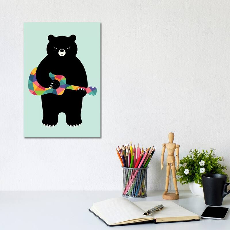 iCanvas "Happy Song" by Andy Westface Canvas Print - 12x8x0.75