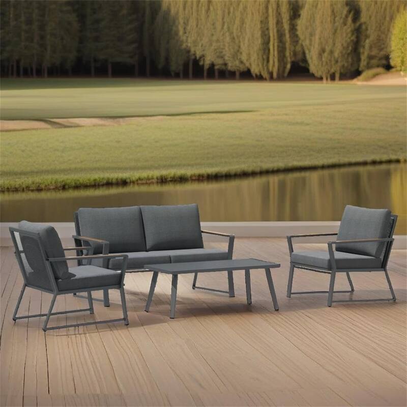 Outdoor Garden Sofa Set with Armchairs