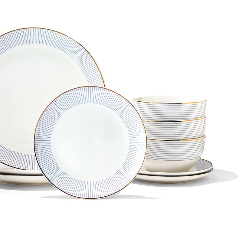 Thea Porcelain 16 Pc Dinnerware Set