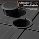 preview thumbnail 7 of 18, MAISON ARTS Patio Dining Set 9 Pieces, Outdoor Dining Set for 8, 60" Square Metal Dining Table with 8 Textilene Dining Chairs