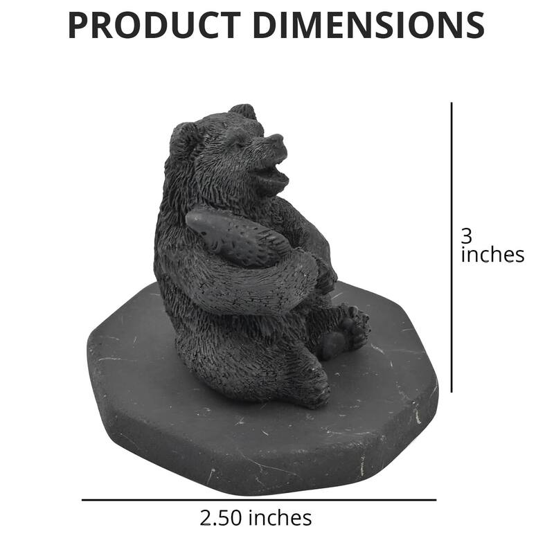 Karelian Shungite Figurine Elegant Home Indoor Decorative Mothers Day