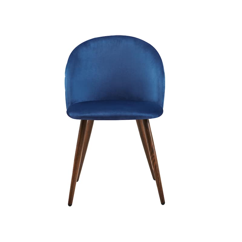 HomyLin Modern Upholstered Fabric Dining Chair Mid Back Armless