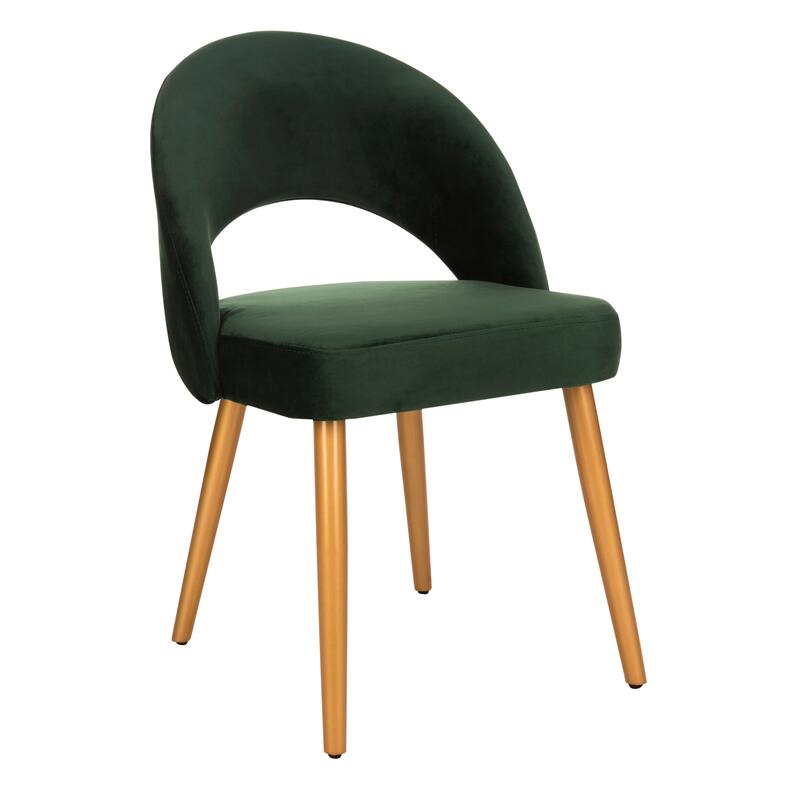 SAFAVIEH Reva Retro Dusty Rose/ Gold Chair (Set of 2) - 21.3" x 24.3" x 31.8" - 21Wx24Dx32H
