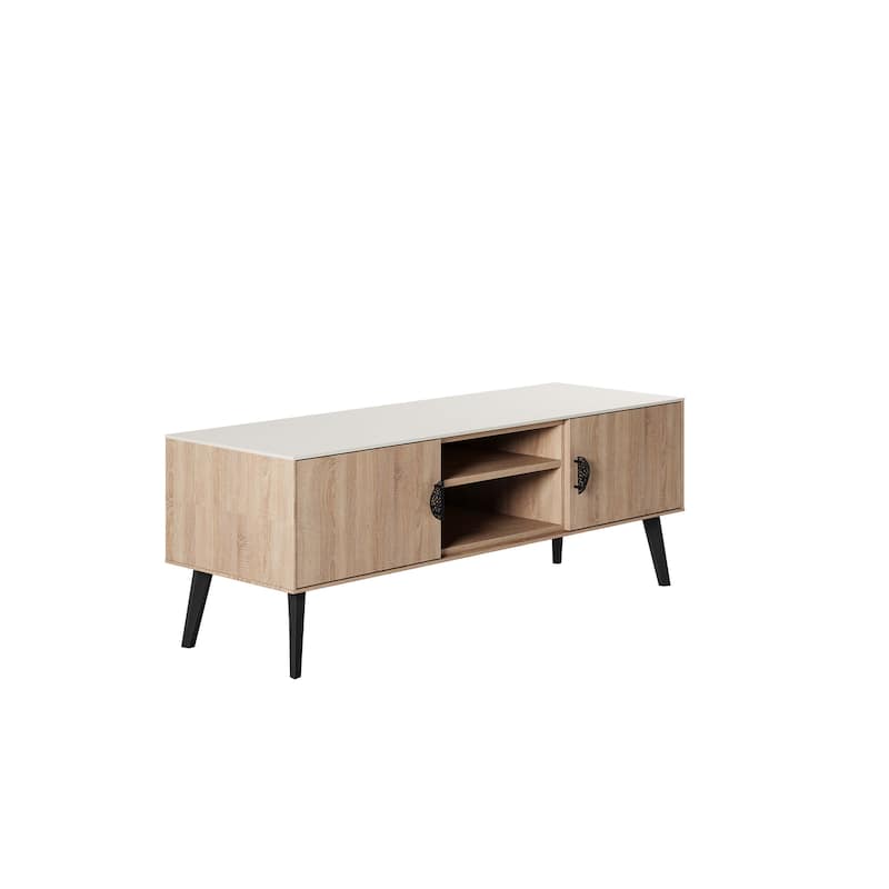 Manhattan Comfort Haley 55.10" Mid-Century Modern TV Stand
