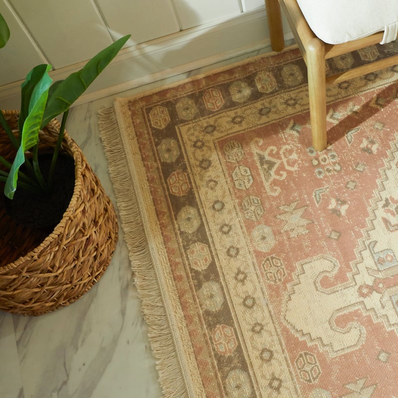 Windsor Traditional Distressed Recycled Area Rug